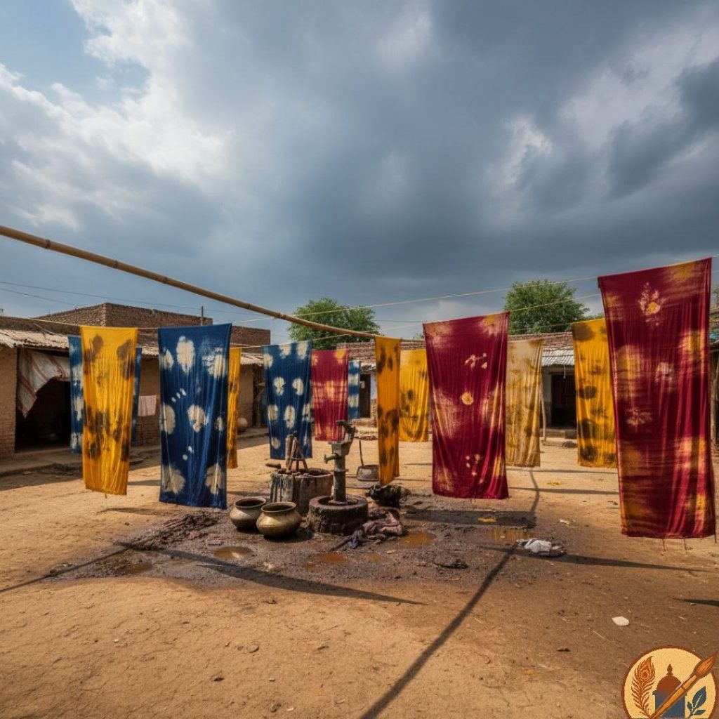 Impact of climate change on India’s traditional art practices in textile dyeing